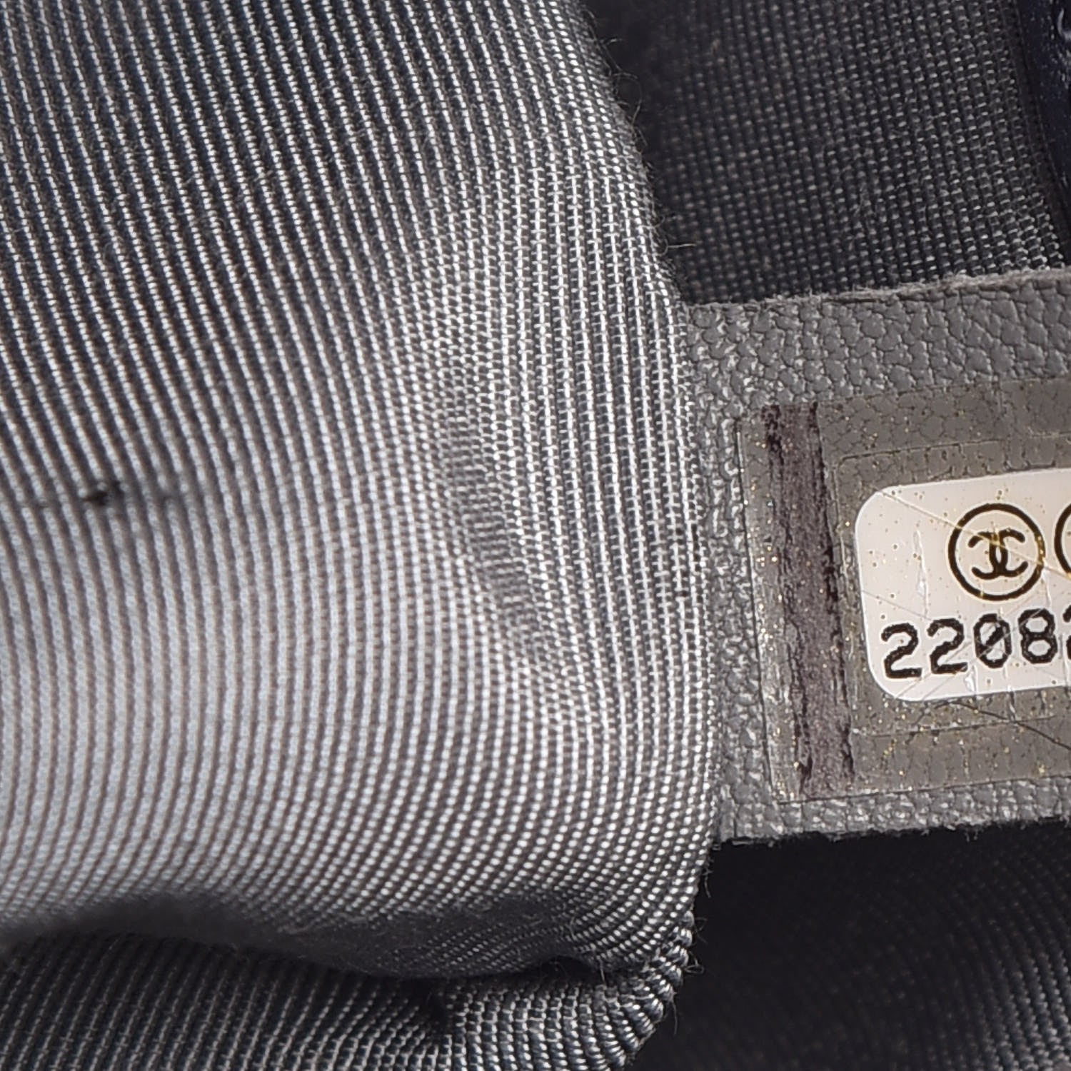 Chanel Lambskin Chevron Medium Boy Flap Dark Navy Blue 6 of 10