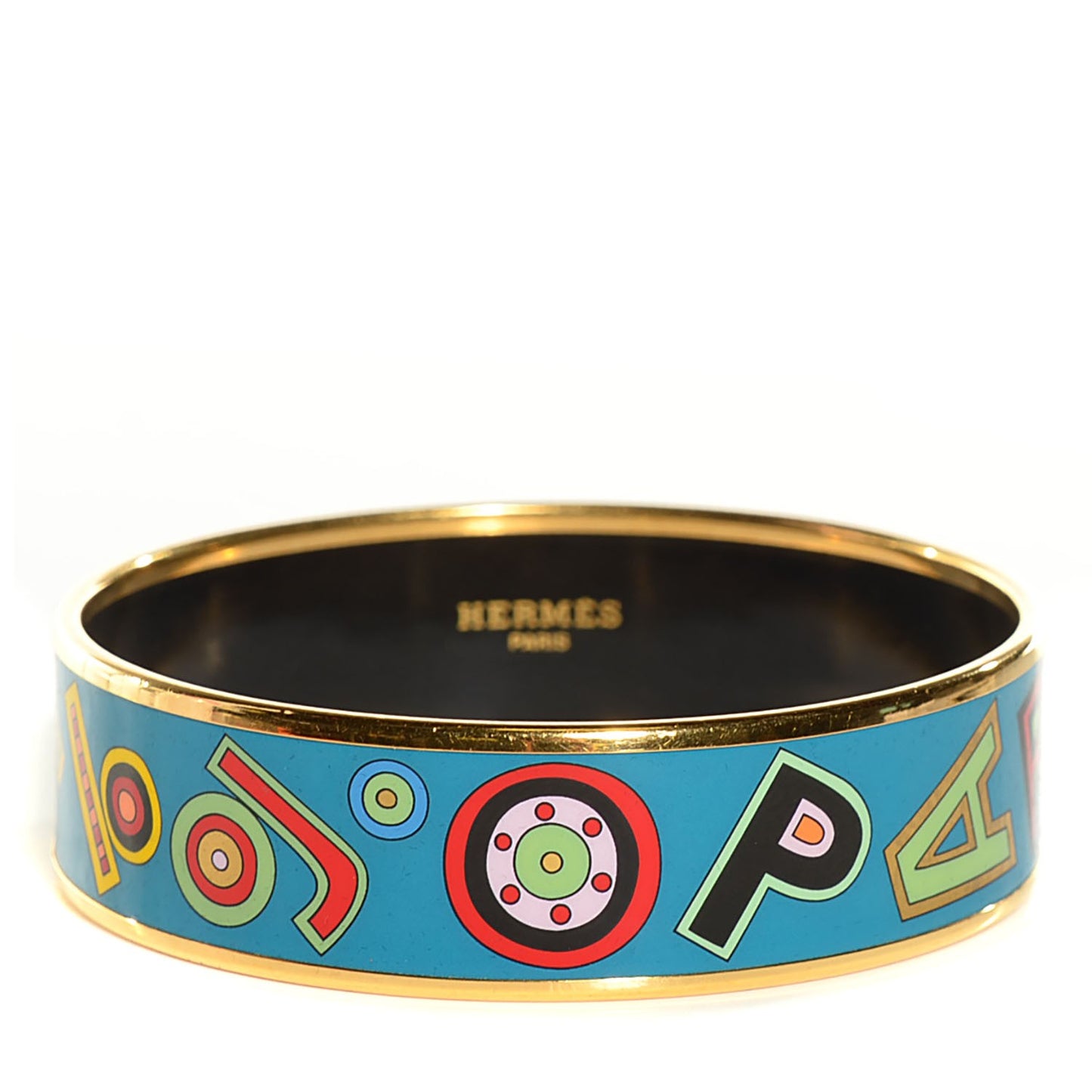 Enamel Printed Wide Tohu Bohu Bracelet 65