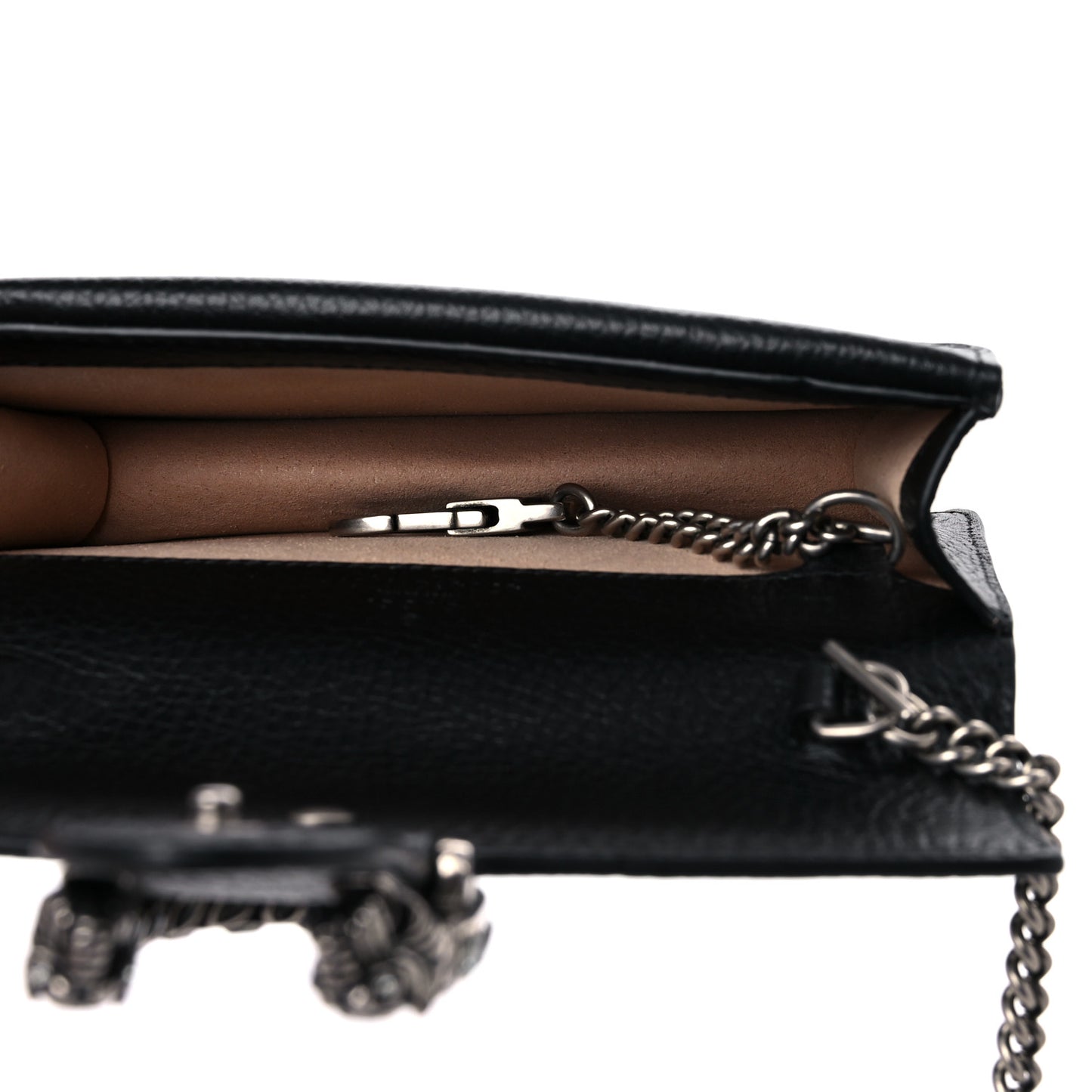 Calfskin Super Mini Dionysus Shoulder Bag Black