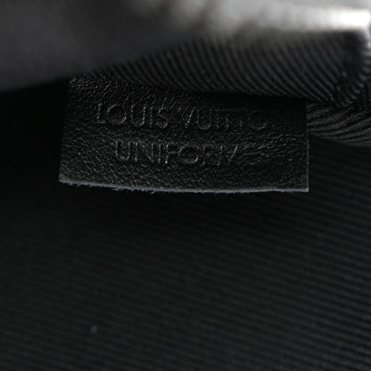 Louis Vuitton Taurillon Monogram Uniformes Solar Ray Soft Pochette Volga Belt Bag Black 6 of 10