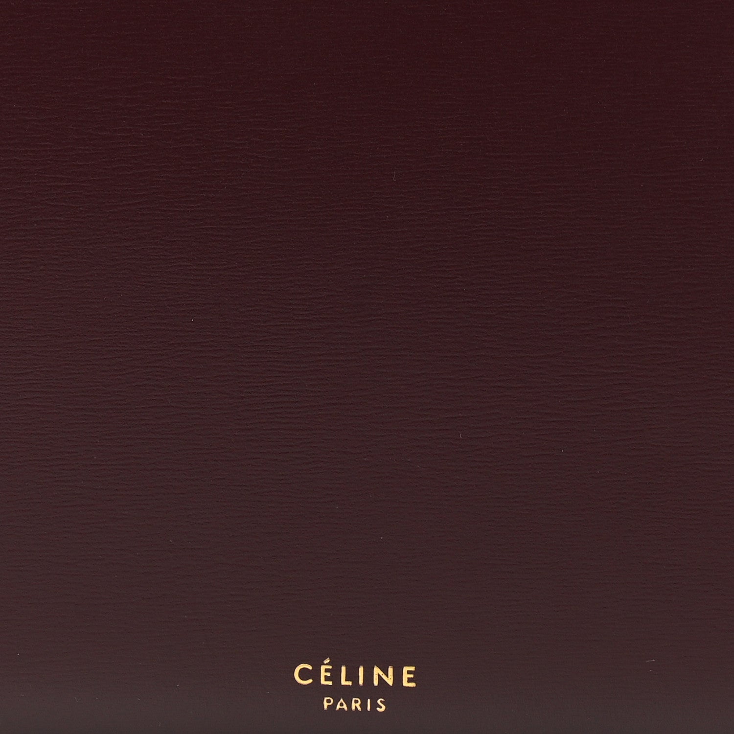 Celine Patina Box Calfskin Medium Clasp Bag Bordeaux 1771785