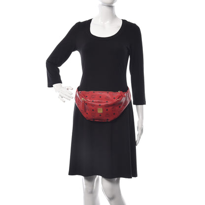 MCM Visetos Stark Belt Bag Red 2 of 7