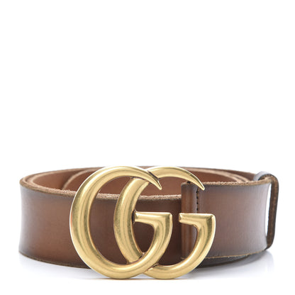 Gucci Faded Calfskin Double G 40mm Belt 90 36 Cuir 1 of 6