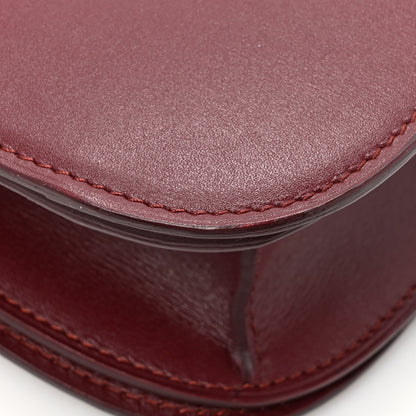 Celine Box Calfskin Medium Classic Box Flap Bag Burgundy 15 of 16