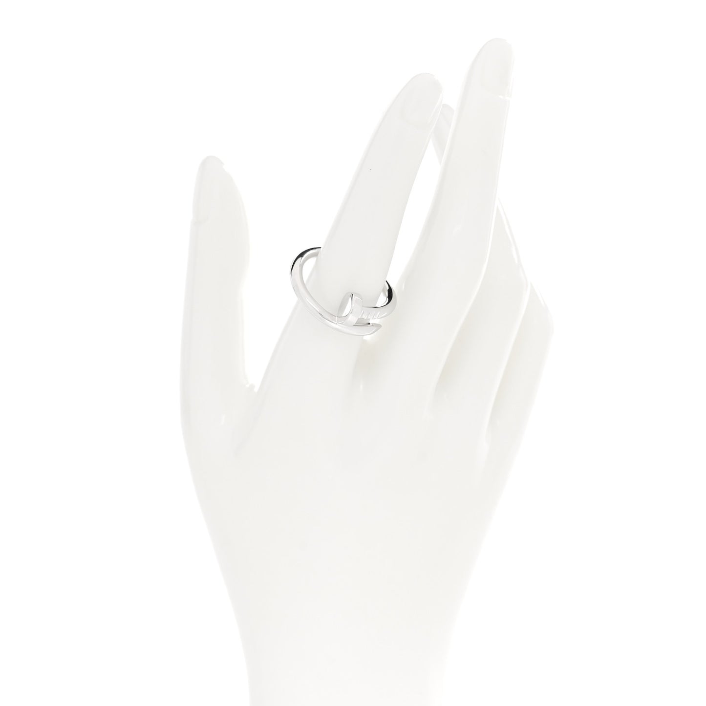 18K White Gold Juste Un Clou Ring 57 8