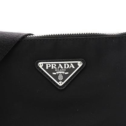Prada Re-Nylon Saffiano Re-Edition 2000 Double Zip Crossbody Bag Black 8 of 10