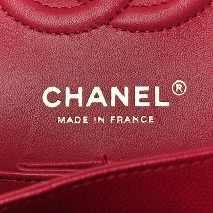 Chanel Caviar Quilted Small Double Flap Dark Pink 8 of 10