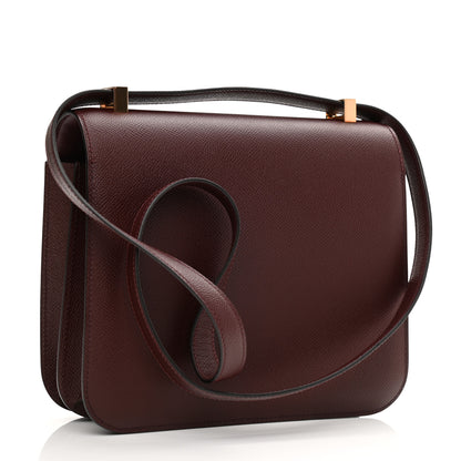 Hermes Epsom Constance 24 Bordeaux 3 of 11