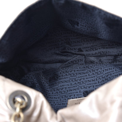 Lanvin Soft Calfskin Quilted Happy Shoulder Bag Grege 5 of 9