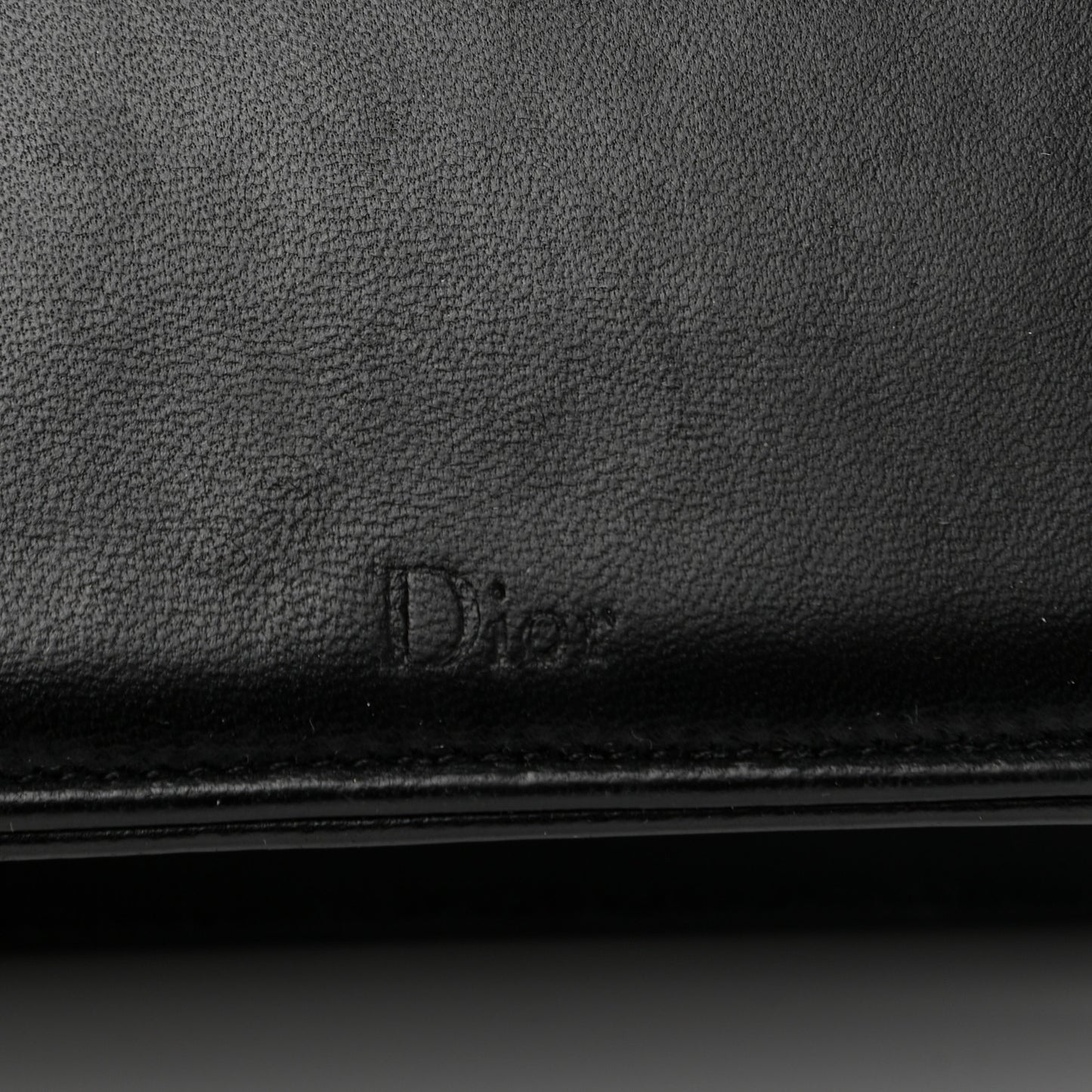 Lambskin Medium Diorama Flap Bag Black