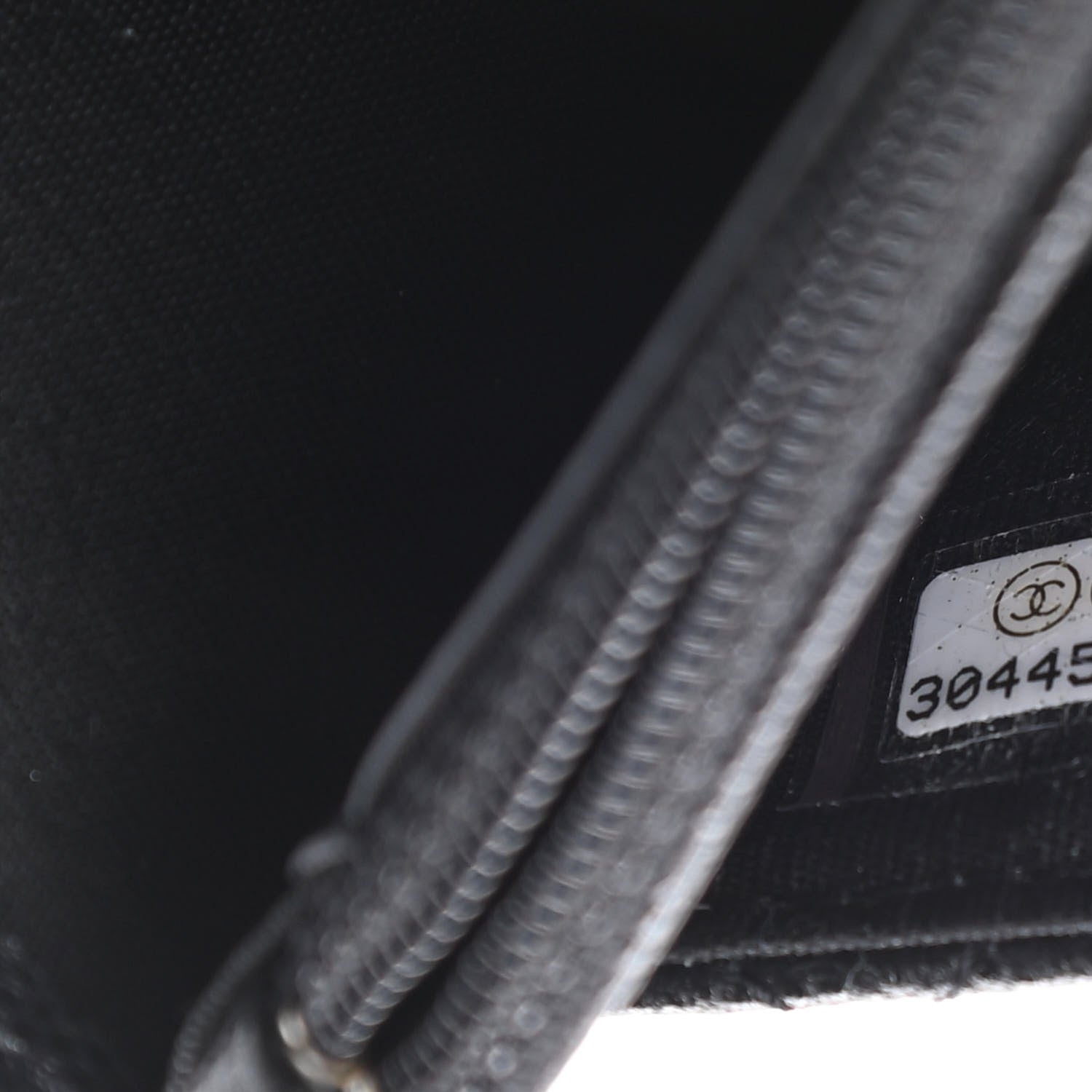 Chanel Caviar Quilted French New Wave Chain CC Wallet On Chain WOC Black 8 of 12
