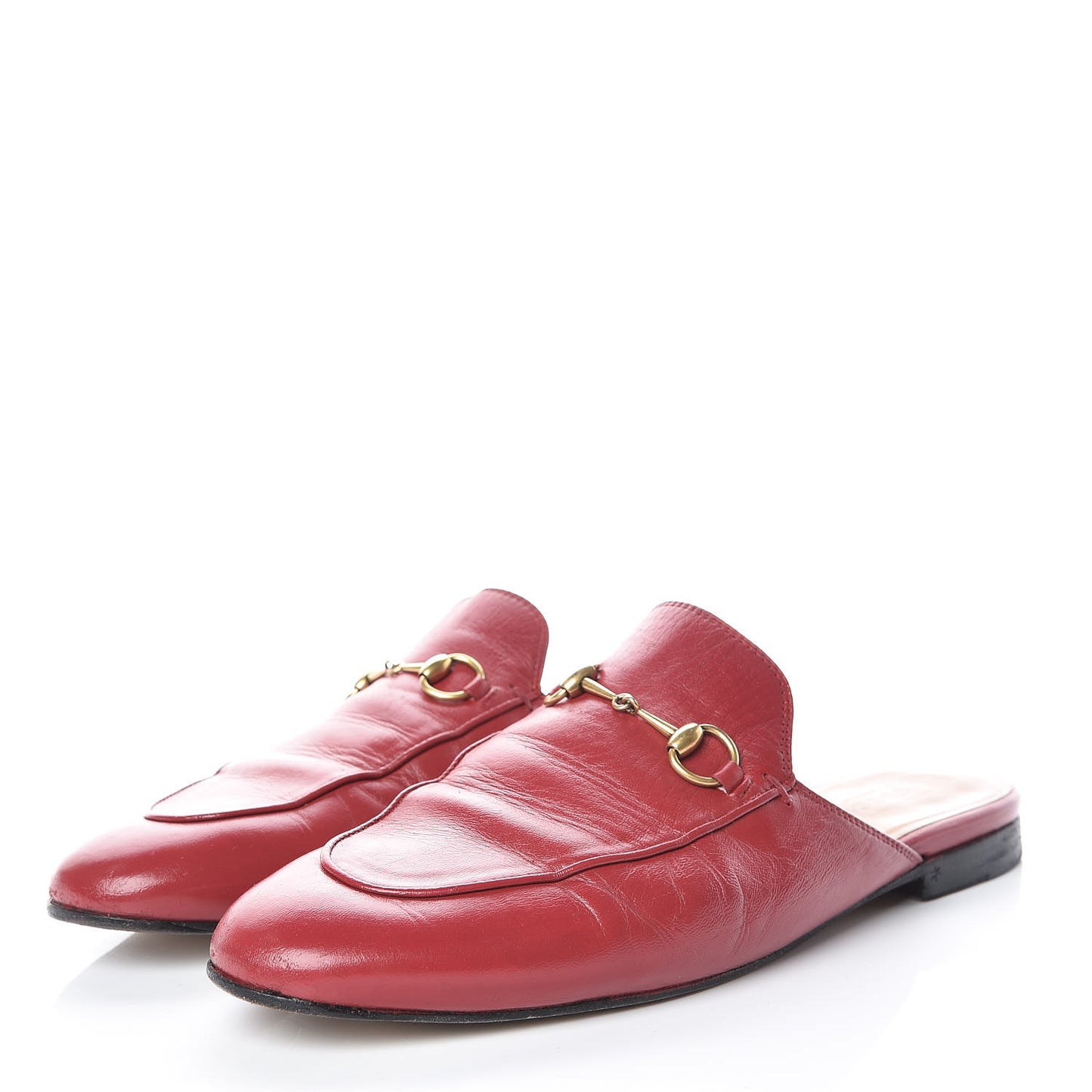 Malaga Kid Womens Princetown Slippers 41 Hibiscus Red