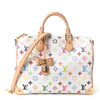 Louis Vuitton LV X TM Monogram Multicolor Speedy Soft 30 White 1 of 9