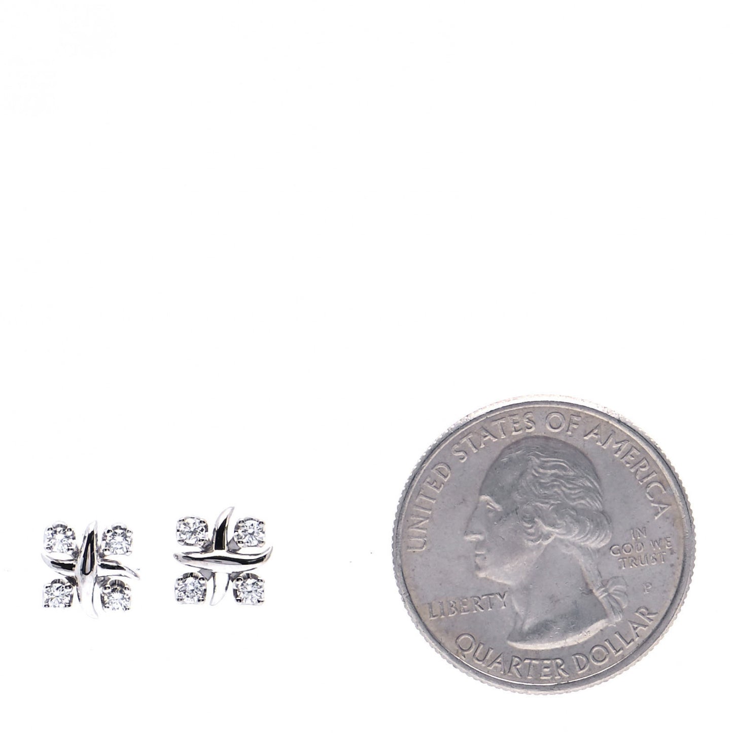 Platinum Diamond Schlumberger Lynn Earrings