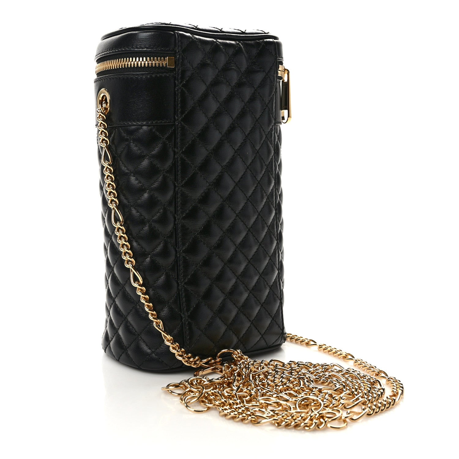 Gucci Calfskin Trapuntata Zumi Belt Bag Black 3 of 13