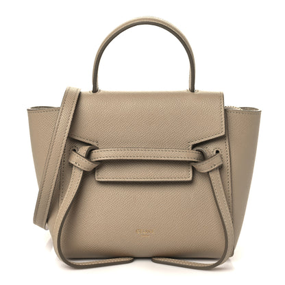 Celine Grained Calfskin Pico Belt Bag Light Taupe 1 of 9