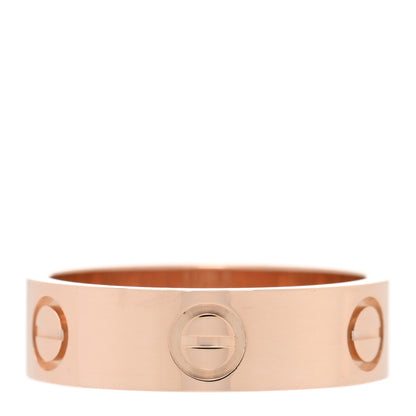 Cartier 18K Pink Gold 5.5mm LOVE Ring 54 7 1 of 5