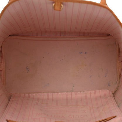 Louis Vuitton Damier Azur Neo Neverfull MM Rose Ballerine 6 of 14