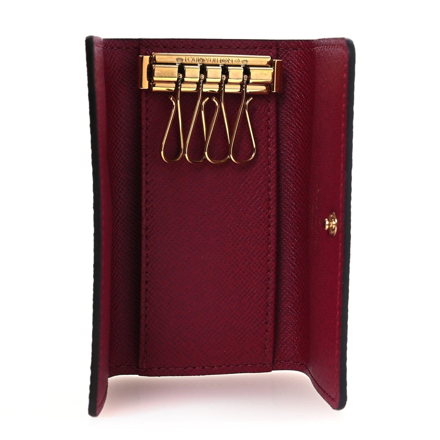 Monogram 4 Key Multicles Holder Fuchsia