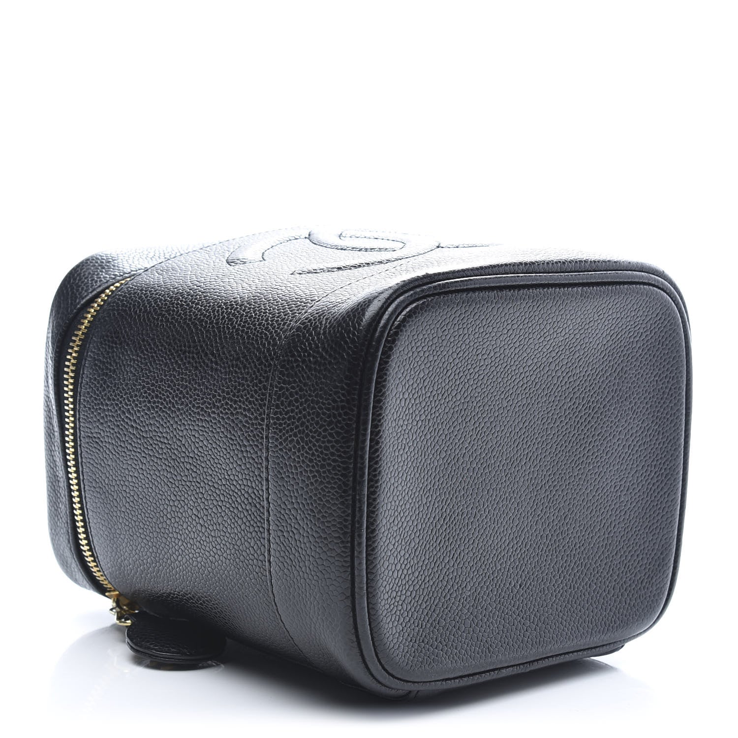 Chanel Caviar Cosmetic Vanity Bag Black 4 of 10