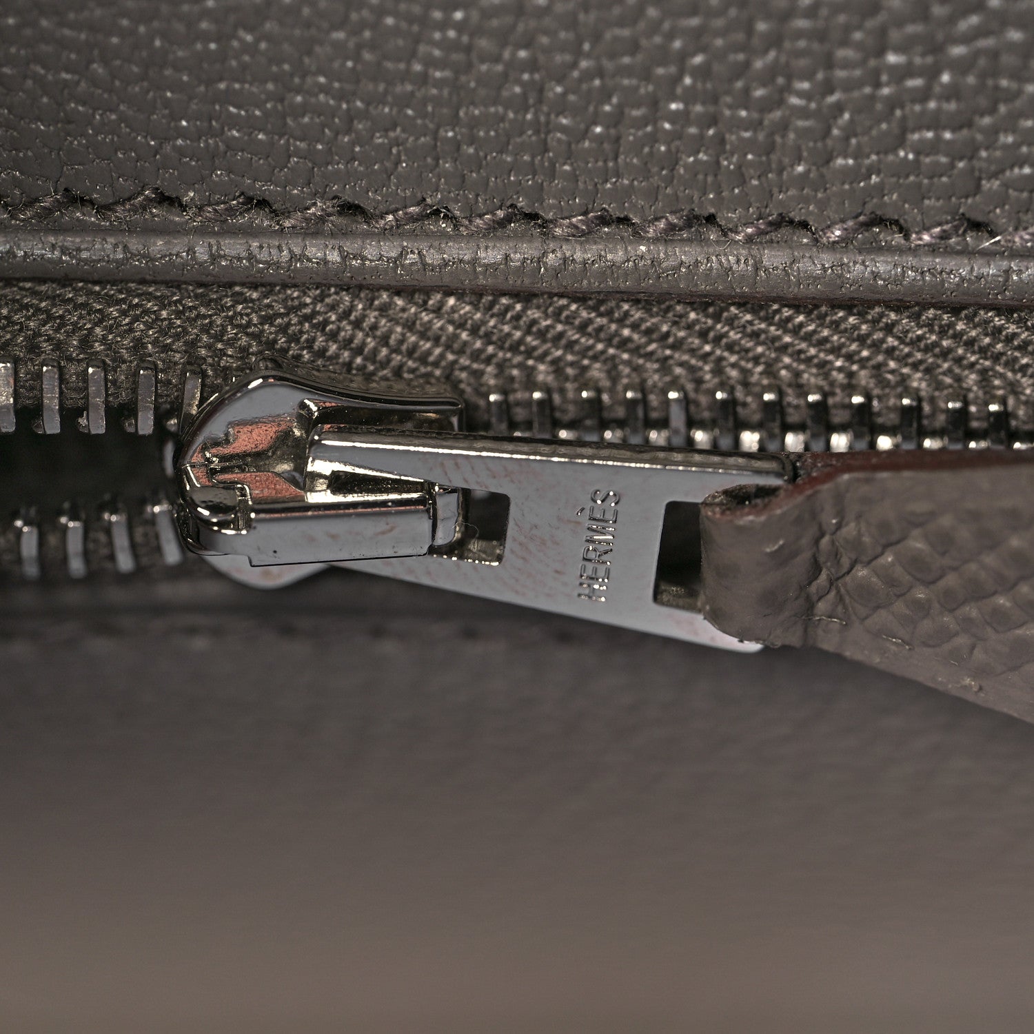Hermes Epsom Birkin Sellier 25 Etain 20 of 35