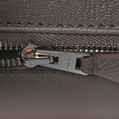 Hermes Epsom Birkin Sellier 25 Etain 20 of 35