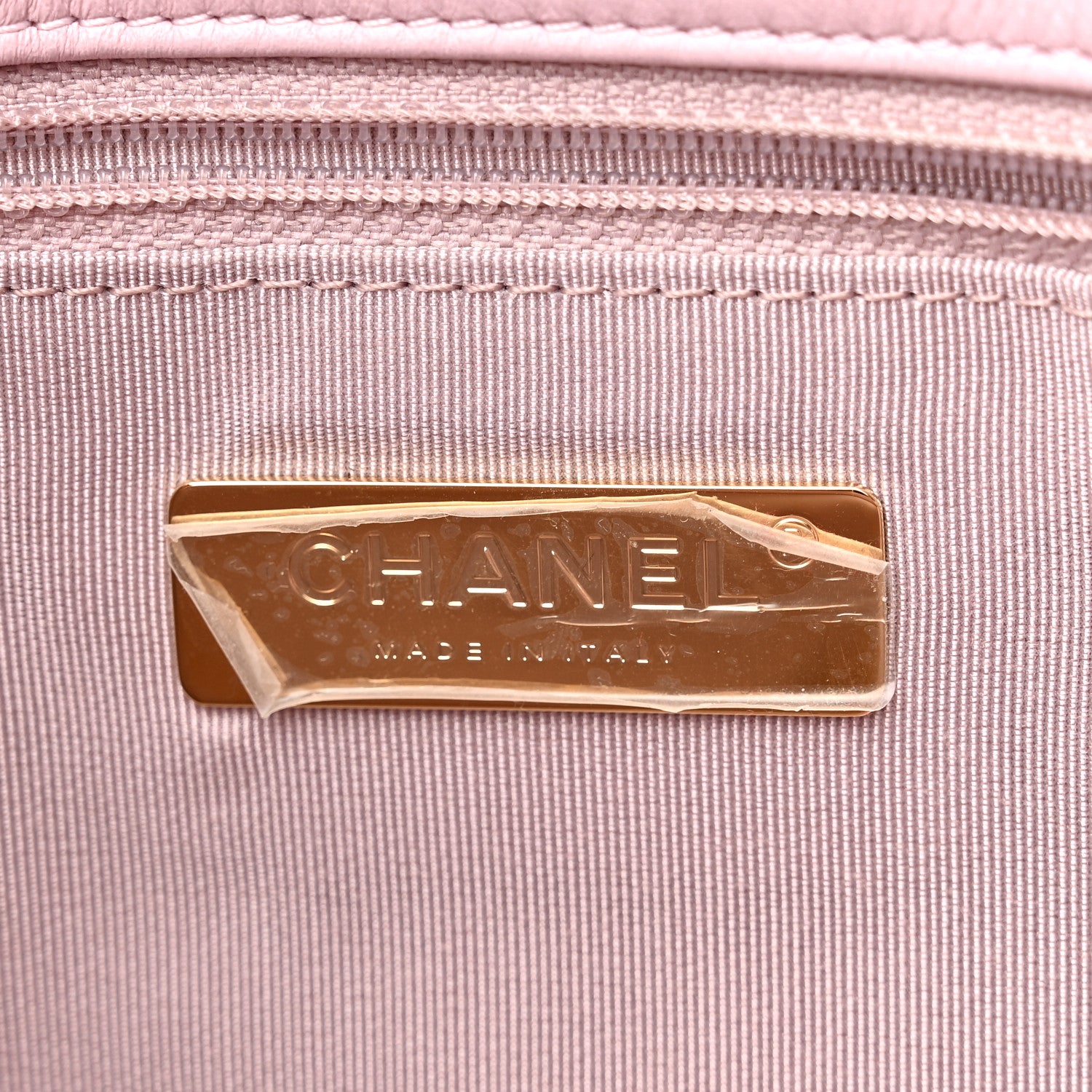 Chanel Lambskin Quilted Medium Chanel 19 Flap Light Pink 6 of 12