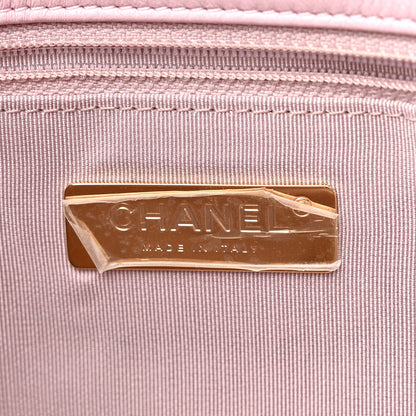 Chanel Lambskin Quilted Medium Chanel 19 Flap Light Pink 6 of 12