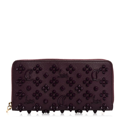 Christian Louboutin Calfskin Loubinthesky Panettone Wallet Purple 1 of 9