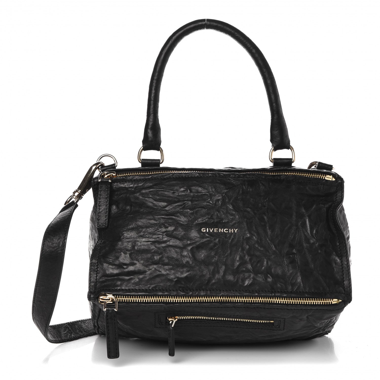 Givenchy Tumbled Sheepskin Medium Pandora Black 1 of 8