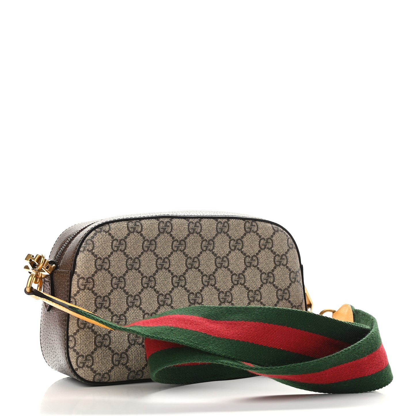 GG Supreme Monogram Web Neo Vintage Shoulder Bag Beige New Acero Crop