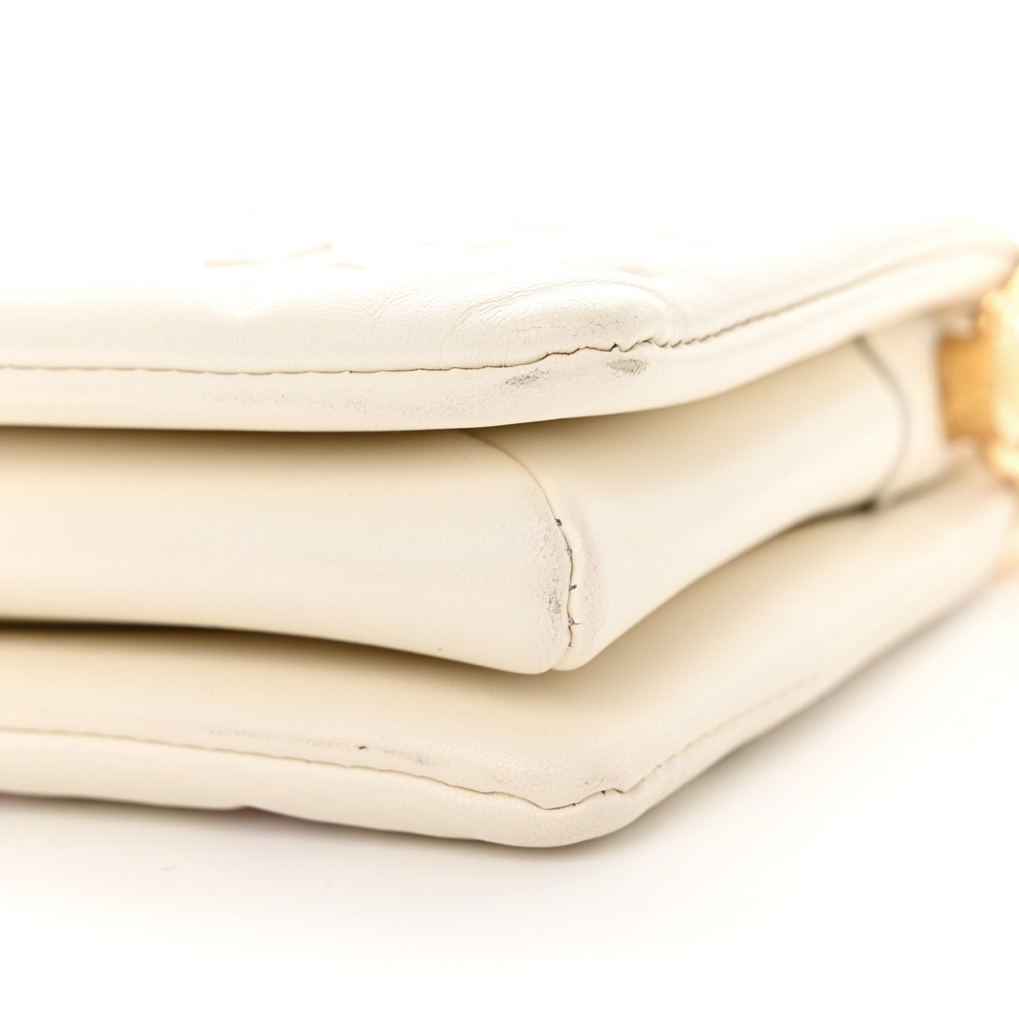 Lambskin Monogram Embossed Coussin BB Quartz Multicolor