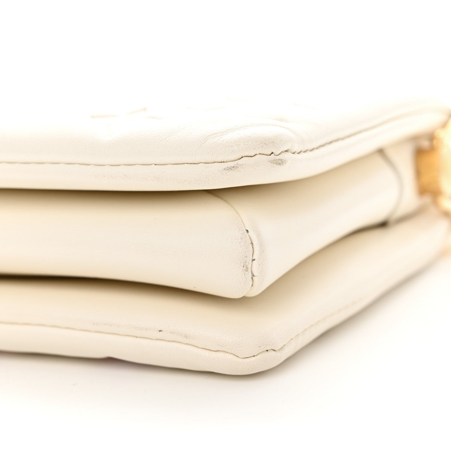 Louis Vuitton Lambskin Monogram Embossed Coussin BB Quartz Multicolor 9 of 11