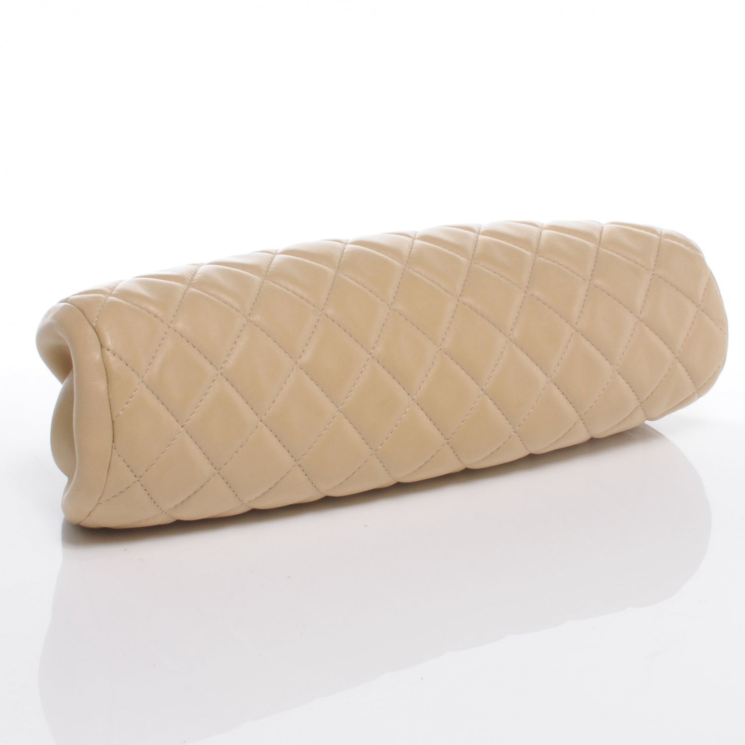 Chanel Lambskin Quilted Timeless Clutch Beige 4 of 7