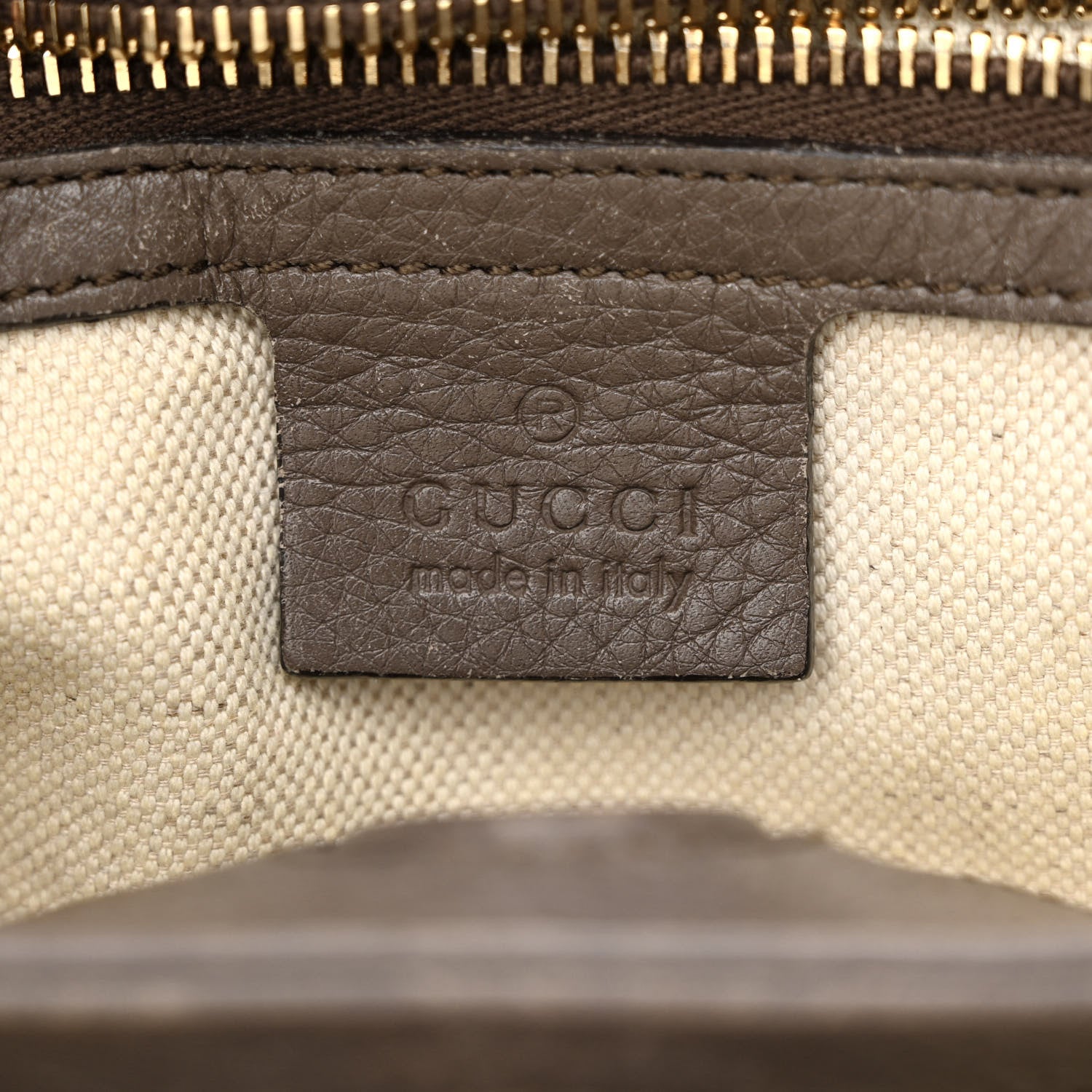 Gucci Calfskin Small Bamboo Shopper Tote Grey Field 6 of 16