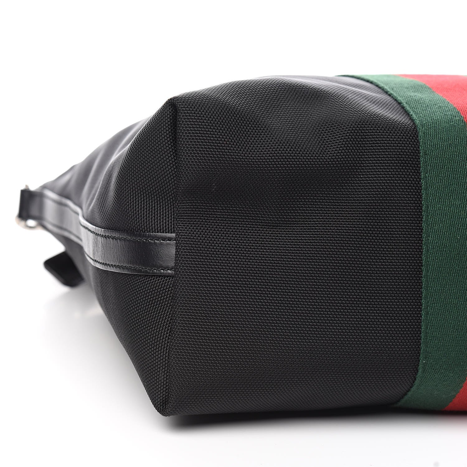 Gucci Techno Canvas Web Vertical Tote Black 8 of 10