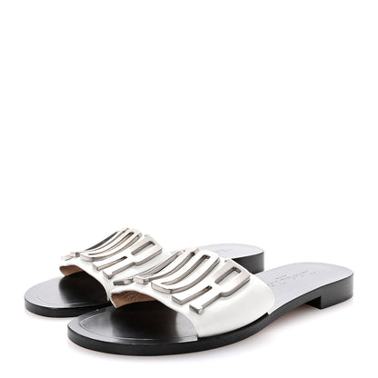 Christian Dior Calfskin Dio(r)evolution 10mm Slide Sandals 36 Off White 4 of 9