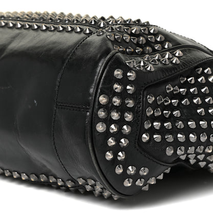 Burberry Lambskin Studded Small Edenham Satchel Black 10 of 35