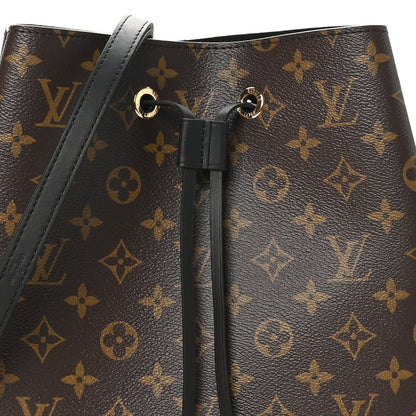 Louis Vuitton Monogram Neonoe MM Black 7 of 10