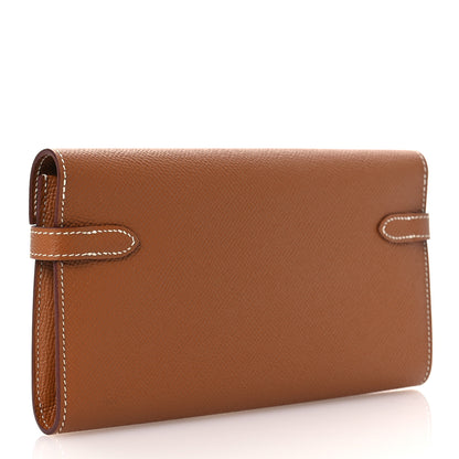 Hermes Epsom Kelly Longue Wallet Gold 3 of 12