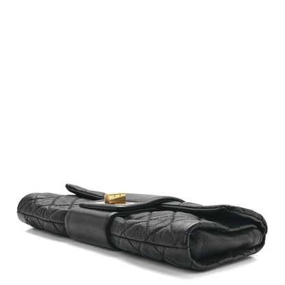 Chanel Sheepskin Mademoiselle Clutch Black 10 of 12