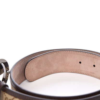 Gucci Monogram Interlocking G Belt 80 32 Dark Brown 8 of 8