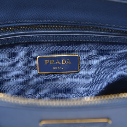 Prada Saffiano Small Galleria Double Zip Tote Cobalto 6 of 12