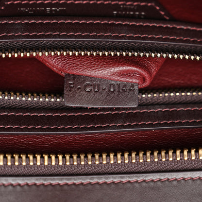 Celine Satin Calfskin Mini Tri-Color Luggage Purple Orchid 7 of 13