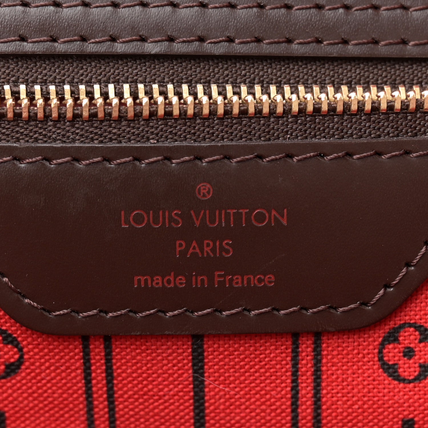 Louis Vuitton Damier Ebene Neverfull MM 6 of 11