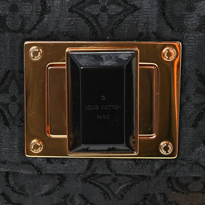 Louis Vuitton Lurex Quilted Monogram Altair Clutch Black 8 of 9