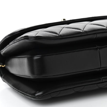 Chanel Lambskin Quilted Small Trendy CC Dual Handle Flap Bag Black 8 of 9