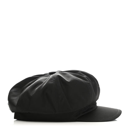 Prada Re-Nylon Newsboy Hat M Black 6 of 9