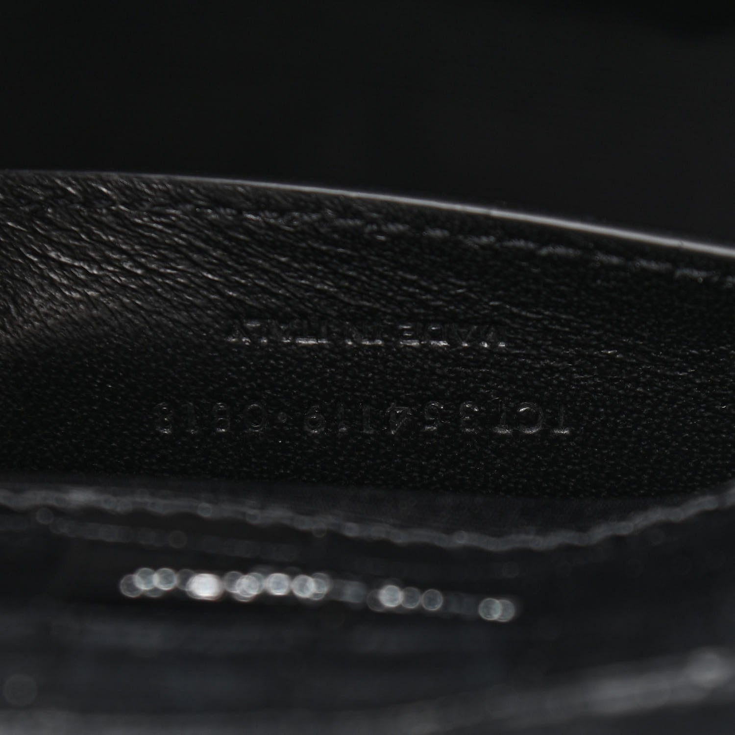 Saint Laurent Calfskin Crocodile Embossed Medium Classic Monogram Kate Tassel Satchel Black 8 of 11