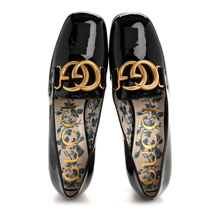 Gucci Vernice GG Victoire 55mm Loafer Pumps 36 Black 2 of 11